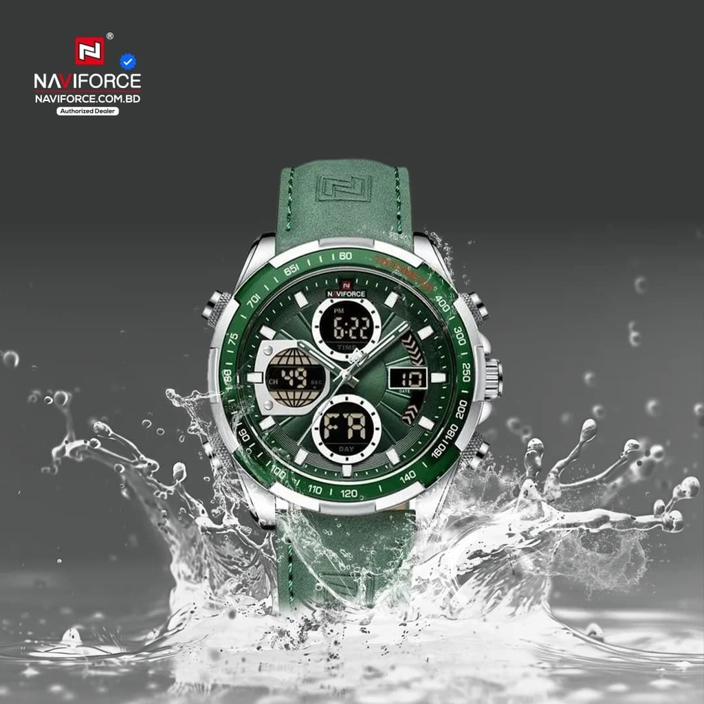 Naviforce 9197 L - Silver Green