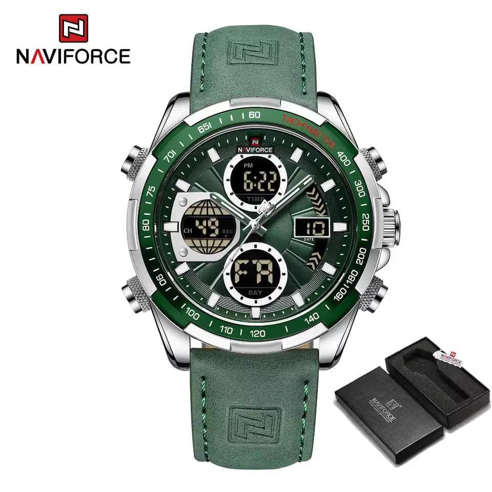 Naviforce 9197 L - Silver Green